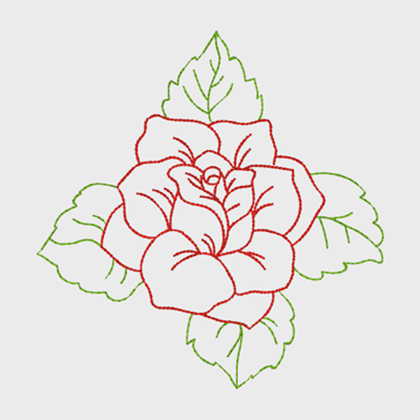 Трафарет цветы для вышивки