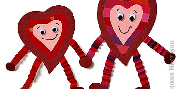 Сердечко с ручками и ножками