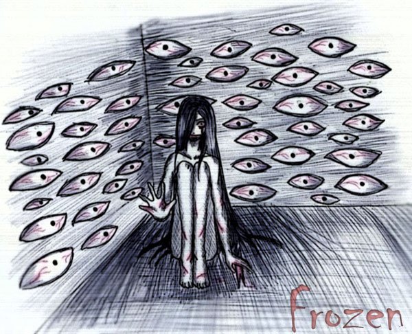 Страшные рисунки карандашом