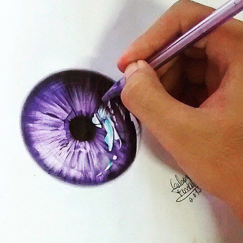 Рисование шариковыми ручками по фетру