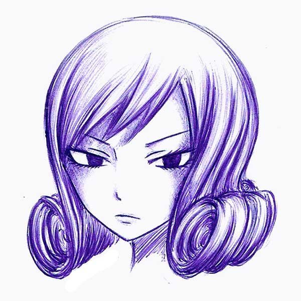 Аниме для срисовки ручкой