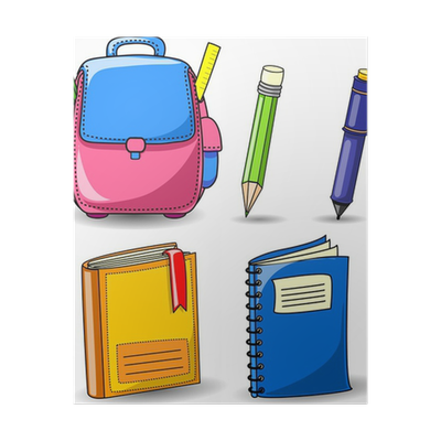 Портфель ручки тетради книжки