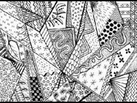 Линии гелевой ручкой