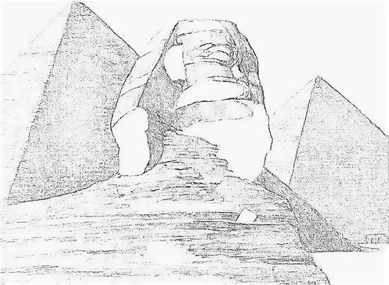 Египет рисунки карандашом