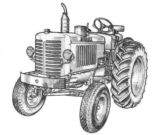 Ретро трактор