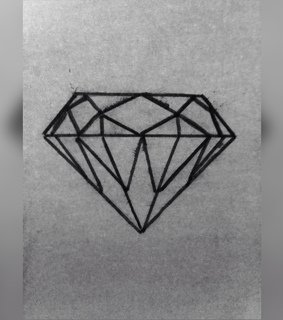 Тату Алмаз эскиз