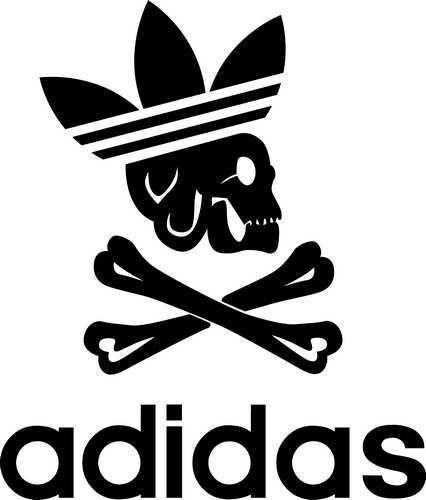 Трафарет адидас