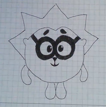 Рисунок Смешарики Совунья