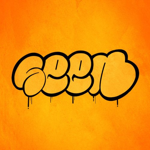 Граффити в стиле бабл легкие