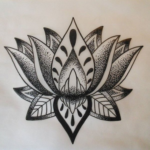 Узор в виде лотоса