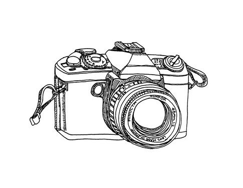 Фотоаппарат набросок