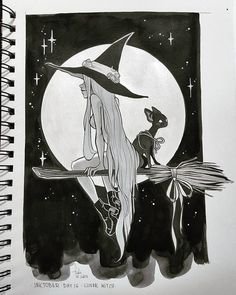 Ведьмочка рисунок