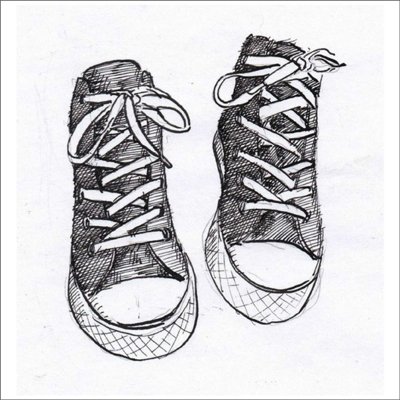 Кеды нарисованные