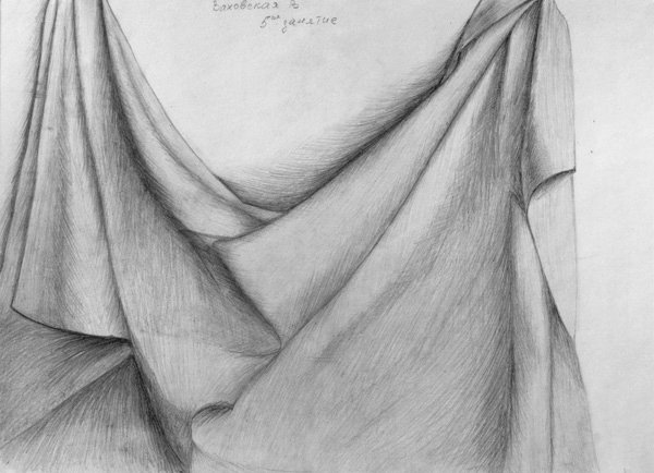 Рисование драпировок структура