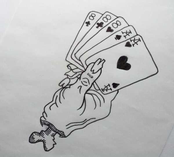 Тату карты на руке мужские маленькие