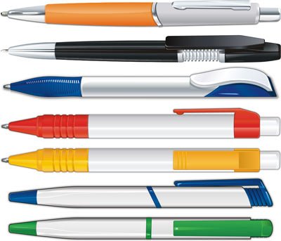 Макет ручки в векторе