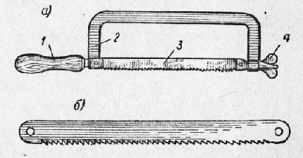 Ножовка по металлу чертеж