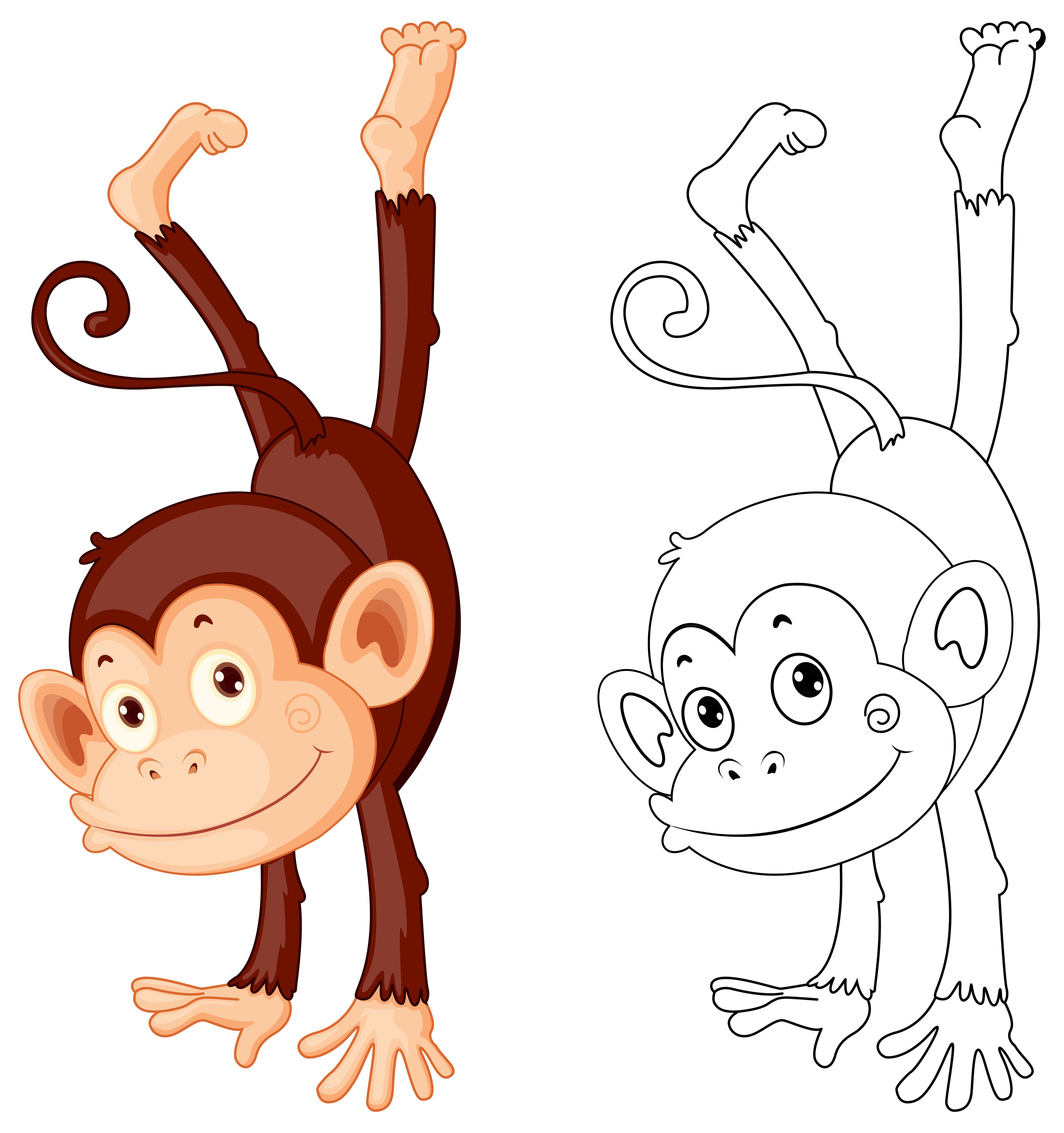 Картина обезьянка Чичи