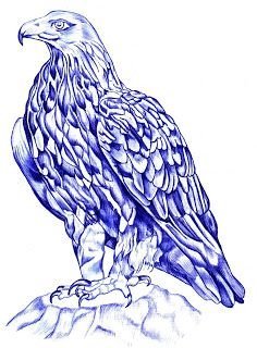 Орëл нарисовать своими руками