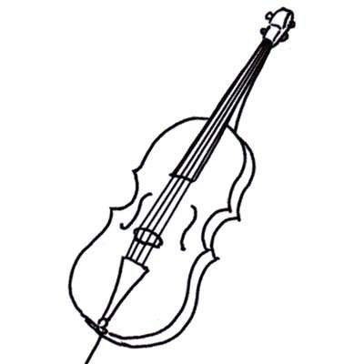 Смычок раскраска