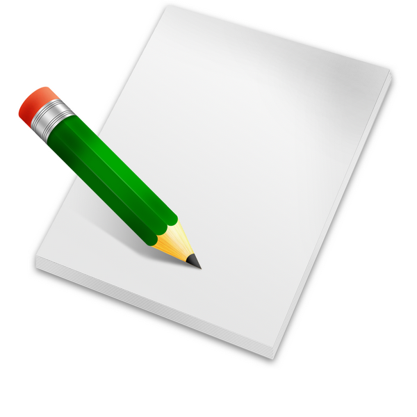 Карандаш и листок бумаги