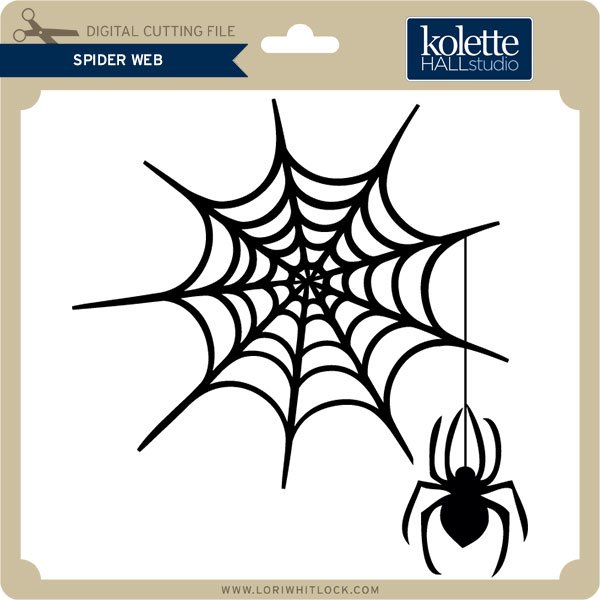 Трафарет паутина для Хэллоуина