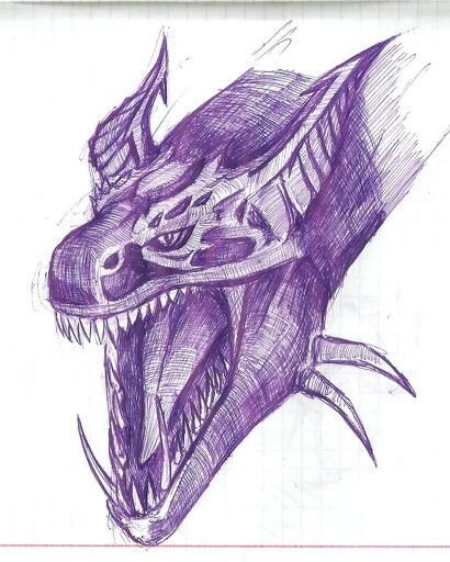 Дракон ручкой