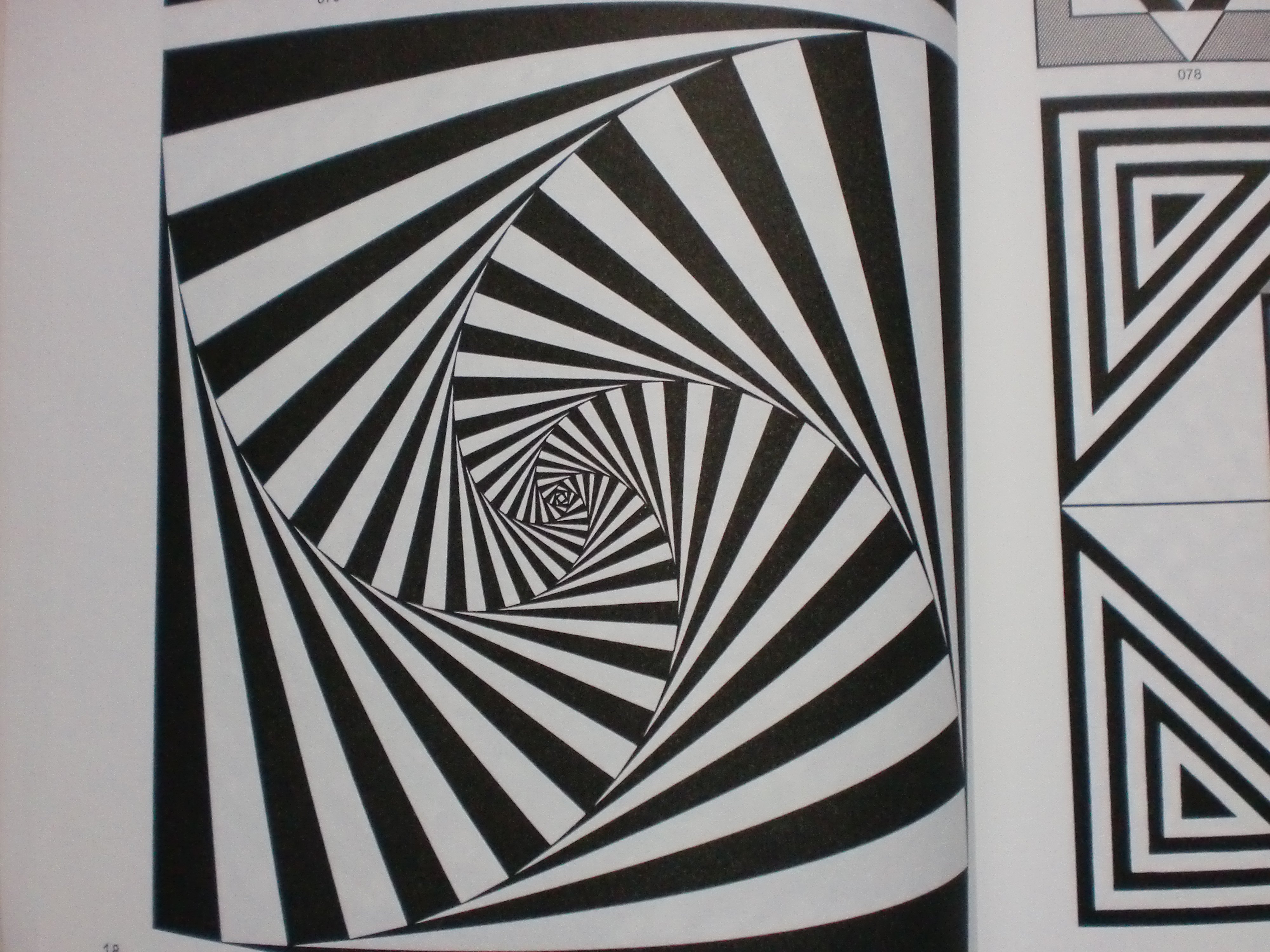 Оптическая иллюзия черной ручкой