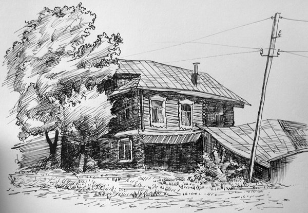 Пленэрные зарисовки Андрияка