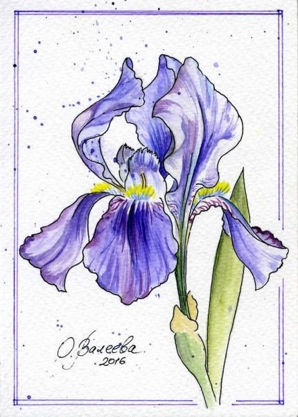 Стилизированные цветы