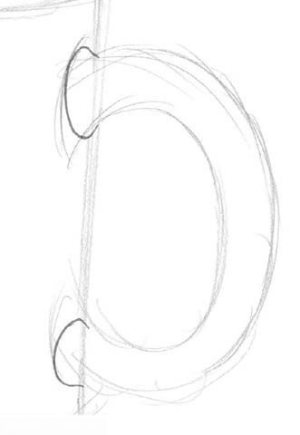 Шаблон ручки от кружки