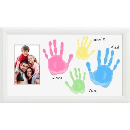 Картина из ладошек семьи
