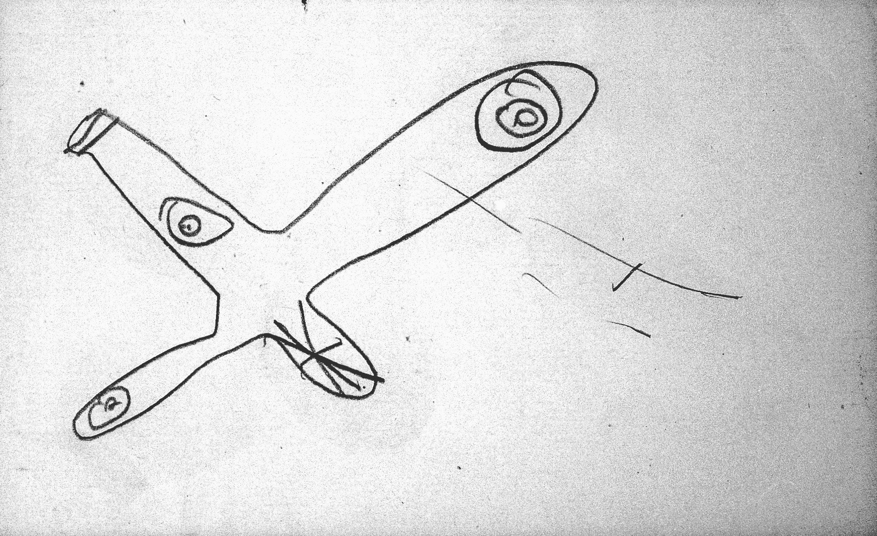 Рисунки самолетиков маркером