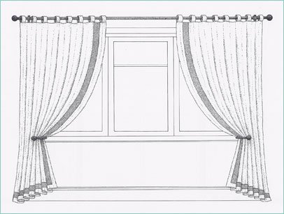 Занавески набросок