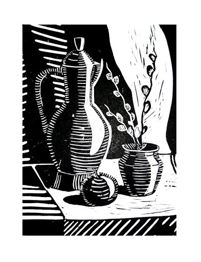 Кувшин рисунок карандашом