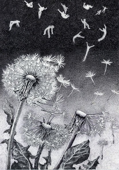 Одуванчик граффити