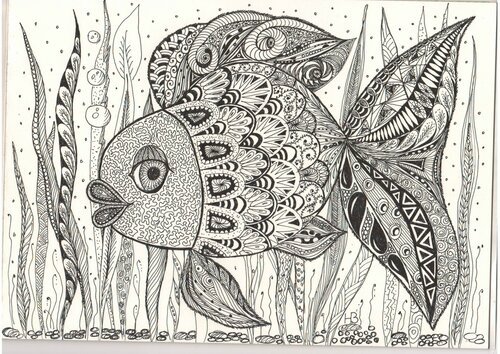 Уроки рисования гелевой ручкой