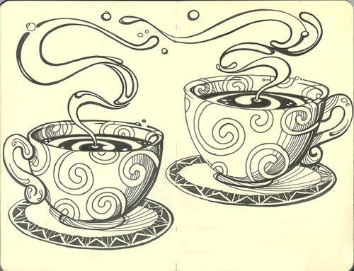 Зарисовка кружки