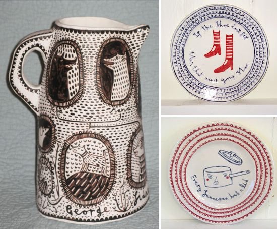 Скандинавские узоры на керамике