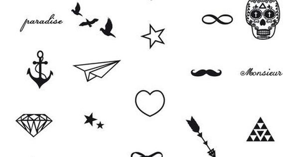 Эскизы тату ручкой лёгкие