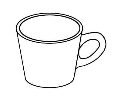 Трафарет кружки для рисования