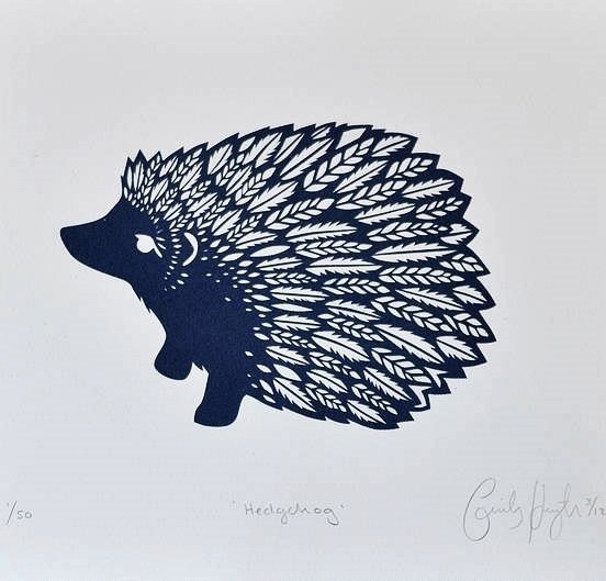 Ежик стилизация