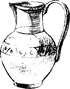 Кувшин раскраска для детей