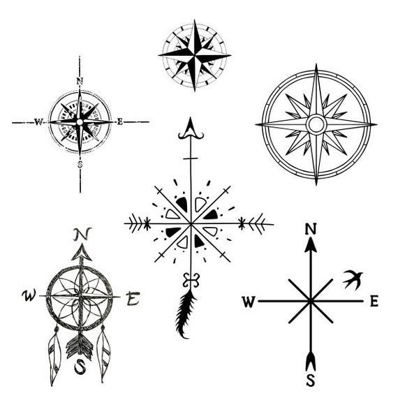 Эскиз маленького компаса