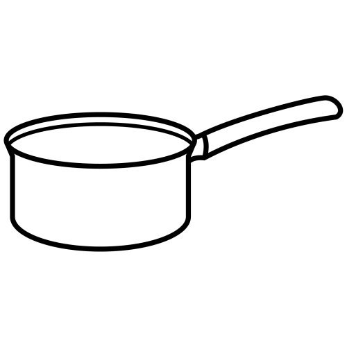 Кастрюля раскраска для детей