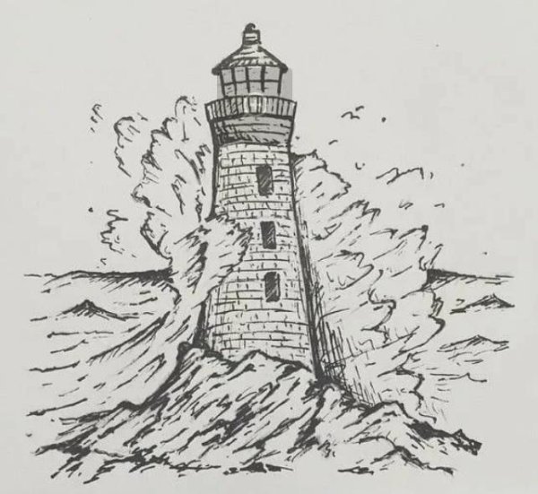 Маяк эскиз
