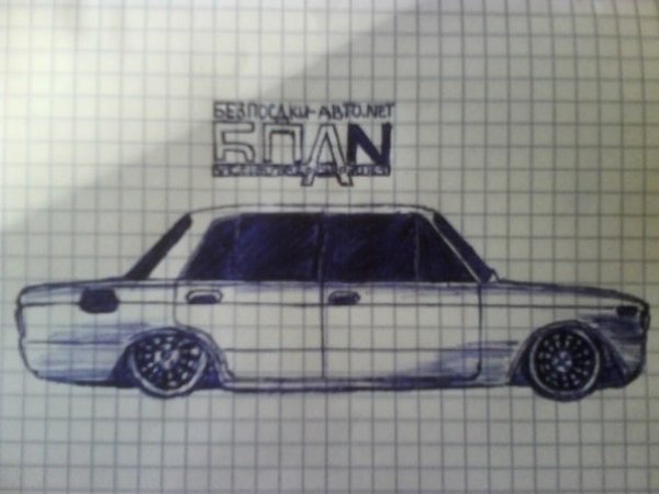 ВАЗ 2107 по клеткам