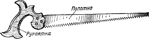 Чертеж ручки для ножовки