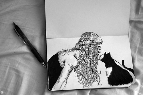 Любовь гелевой ручкой