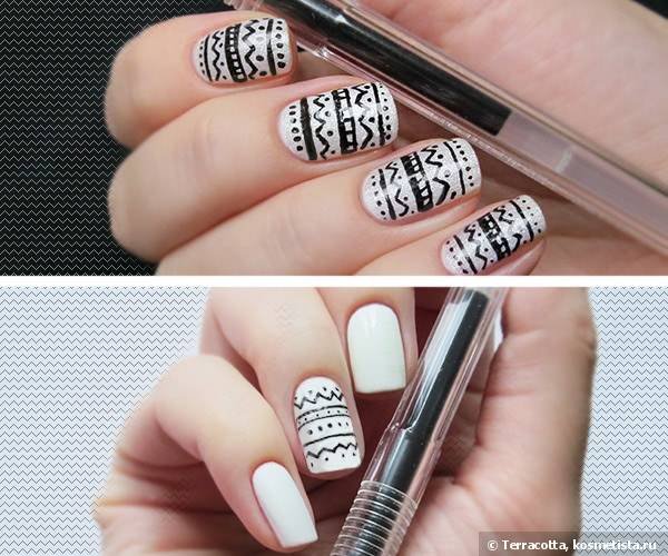 Ногти гелевыми ручками